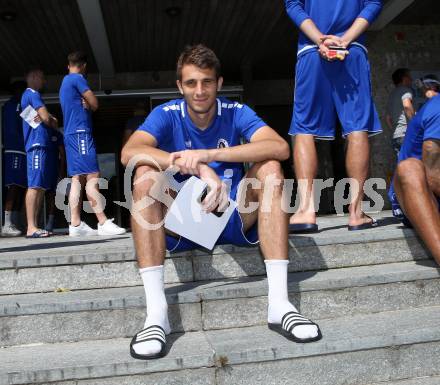 Fussball Training. SK Austria Klagenfurt. Kristijan Kondic. Faaker See, am 25.8.2020.
Foto: Kuess
www.qspictures.net
---
pressefotos, pressefotografie, kuess, qs, qspictures, sport, bild, bilder, bilddatenbank