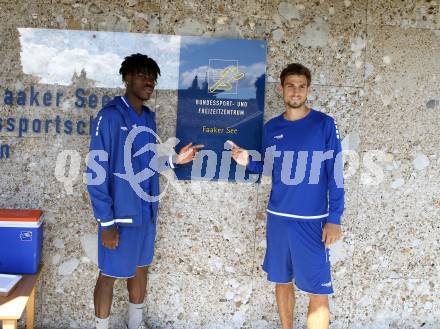 Fussball Training. SK Austria Klagenfurt. Kwabe Schulz, Torsten Mahrer . Faaker See, am 25.8.2020.
Foto: Kuess
www.qspictures.net
---
pressefotos, pressefotografie, kuess, qs, qspictures, sport, bild, bilder, bilddatenbank