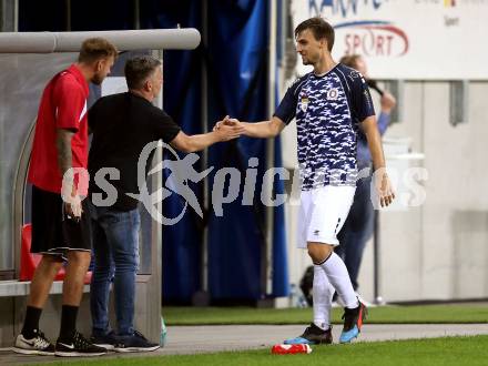 Fussball OEFB Cup. SK Austria KLagenfurt gegen Stadl-Paura. Matthias Imhof, Torsten Mahrer (Klagenfurt). KLagenfurt, am 28.8.2020.
Foto: Kuess
---
pressefotos, pressefotografie, kuess, qs, qspictures, sport, bild, bilder, bilddatenbank