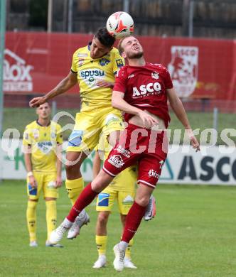 Fussball OEFB Cup. ATSV Wolfsberg gegen St. Poelten.  Marco Michael Penz, (Wolfsberg), Alan Lima Carius   (St. Poelten). Wolfsberg, am 29.8.2020.
Foto: Kuess
---
pressefotos, pressefotografie, kuess, qs, qspictures, sport, bild, bilder, bilddatenbank
