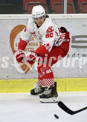 Eishockey Bundesliga Testspiel. EC KAC gegen HDD Jesenice. Niki Kraus  (KAC). Klagenfurt, am 4.9.2020.
Foto: Kuess
---
pressefotos, pressefotografie, kuess, qs, qspictures, sport, bild, bilder, bilddatenbank