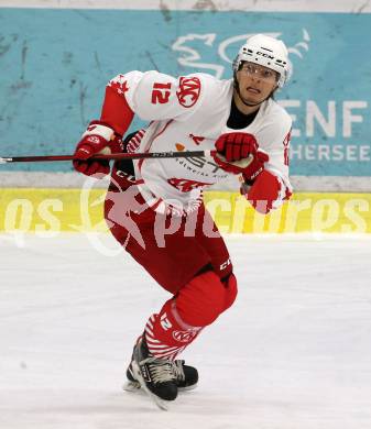 Eishockey Bundesliga Testspiel. EC KAC gegen HDD Jesenice. David Maier  (KAC). Klagenfurt, am 4.9.2020.
Foto: Kuess
---
pressefotos, pressefotografie, kuess, qs, qspictures, sport, bild, bilder, bilddatenbank