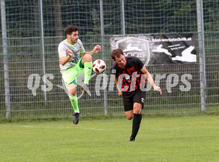 Fussball. 2. Klasse C. Viktring gegen Gurk.  Thomas Raunig (Viktring),    Alexander Zechner (Gurk). Viktring, 29.8.2020.
Foto: Kuess
---
pressefotos, pressefotografie, kuess, qs, qspictures, sport, bild, bilder, bilddatenbank