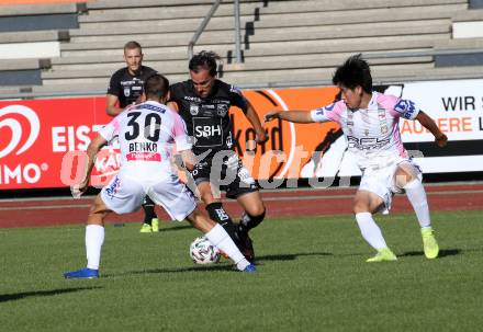 Fussball. Tipico Bundesliga. Testspiel.  RZ Pellets WAC gegen FC Juniors OOE. Michael Liendl (WAC),   Fabian Benko (Juniors). Wolfsberg, am 5.9.2020.
Foto: Kuess
---
pressefotos, pressefotografie, kuess, qs, qspictures, sport, bild, bilder, bilddatenbank