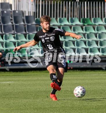 Fussball. Tipico Bundesliga. Testspiel.  RZ Pellets WAC gegen FC Juniors OOE. Dominik Baumgartner (WAC). Wolfsberg, am 5.9.2020.
Foto: Kuess
---
pressefotos, pressefotografie, kuess, qs, qspictures, sport, bild, bilder, bilddatenbank