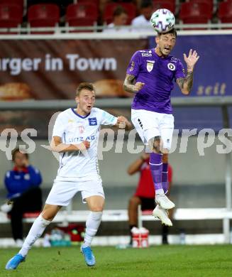 Fussball 2. Liga. SK Austria Klagenfurt gegen FC Blau Weiss Linz.  Philipp Huetter (Klagenfurt). Klagenfurt, am 11.9.2020.
Foto: Kuess
www.qspictures.net
---
pressefotos, pressefotografie, kuess, qs, qspictures, sport, bild, bilder, bilddatenbank