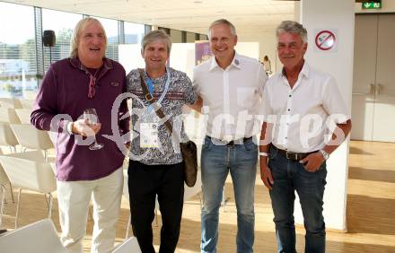 Fussball 2. Liga. SK Austria Klagenfurt. Helmut Koenig, Manfred Linzmaier, Harald Gaertner, Hannes Haubitz. Klagenfurt, am 11.9.2020.
Foto: Kuess
---
pressefotos, pressefotografie, kuess, qs, qspictures, sport, bild, bilder, bilddatenbank