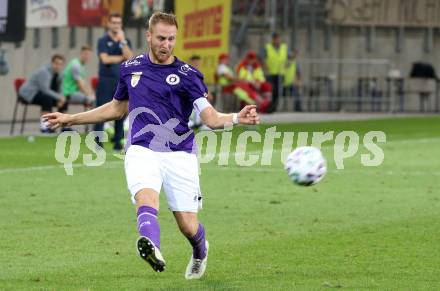Fussball 2. Liga. SK Austria Klagenfurt gegen FC Blau Weiss Linz.  Markus Rusek (Klagenfurt). Klagenfurt, am 11.9.2020.
Foto: Kuess
www.qspictures.net
---
pressefotos, pressefotografie, kuess, qs, qspictures, sport, bild, bilder, bilddatenbank