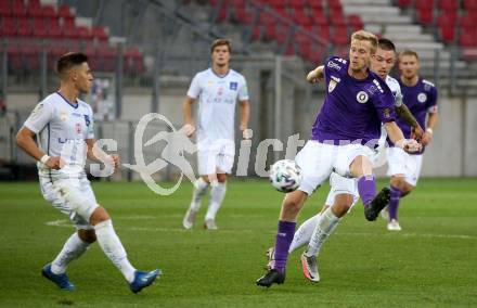 Fussball 2. Liga. SK Austria Klagenfurt gegen FC Blau Weiss Linz.  Christopher Cvetko (Klagenfurt). Klagenfurt, am 11.9.2020.
Foto: Kuess
www.qspictures.net
---
pressefotos, pressefotografie, kuess, qs, qspictures, sport, bild, bilder, bilddatenbank