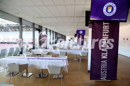 Fussball 2. Liga. SK Austria Klagenfurt. VIP Raum. Klagenfurt, am 11.9.2020.
Foto: Kuess
---
pressefotos, pressefotografie, kuess, qs, qspictures, sport, bild, bilder, bilddatenbank