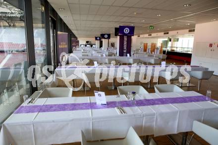 Fussball 2. Liga. SK Austria Klagenfurt. VIP Raum. Klagenfurt, am 11.9.2020.
Foto: Kuess
---
pressefotos, pressefotografie, kuess, qs, qspictures, sport, bild, bilder, bilddatenbank