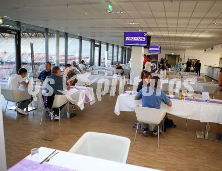 Fussball 2. Liga. SK Austria Klagenfurt. VIP Raum. Klagenfurt, am 11.9.2020.
Foto: Kuess
---
pressefotos, pressefotografie, kuess, qs, qspictures, sport, bild, bilder, bilddatenbank