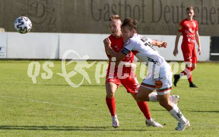 Fussball Regionalliga. WAC Amateure gegen Kalsdorf. Leo Vielgut  (WAC),   Nejc Rober (Kalsdorf). St. Andrae, am 12.9.2020.
Foto: Kuess
---
pressefotos, pressefotografie, kuess, qs, qspictures, sport, bild, bilder, bilddatenbank
