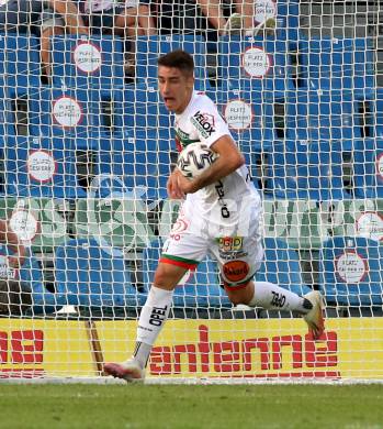 Fussball. Bundesliga. RZ Pellets WAC gegen FC Red Bull Salzburg. Torjubel Dario Vizinger (WAC). Wolfsberg, am 13.9.2020.
Foto: Kuess
www.qspictures.net

---
pressefotos, pressefotografie, kuess, qs, qspictures, sport, bild, bilder, bilddatenbank