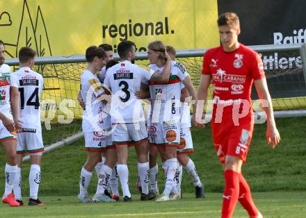 Fussball Regionalliga. WAC Amateure gegen Kalsdorf. Torjubel WAC. St. Andrae, am 12.9.2020.
Foto: Kuess
---
pressefotos, pressefotografie, kuess, qs, qspictures, sport, bild, bilder, bilddatenbank