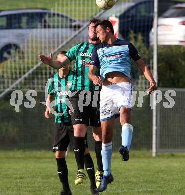 Fussball 1. KLasse D. Eitweg gegen Mittlern. Serkan Aslan  (Eitweg),   Klemen Sebul (Mittlern). Eitweg, am 6.9.2020.
Foto: Kuess
---
pressefotos, pressefotografie, kuess, qs, qspictures, sport, bild, bilder, bilddatenbank