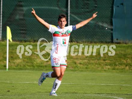 Fussball Regionalliga. WAC Amateure gegen Kalsdorf. Torjubel  Leo Vielgut (WAC). St. Andrae, am 12.9.2020.
Foto: Kuess
---
pressefotos, pressefotografie, kuess, qs, qspictures, sport, bild, bilder, bilddatenbank