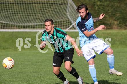 Fussball 1. KLasse D. Eitweg gegen Mittlern.  Dominik Liedl (Eitweg), Robert Matic (Mittlern). Eitweg, am 6.9.2020.
Foto: Kuess
---
pressefotos, pressefotografie, kuess, qs, qspictures, sport, bild, bilder, bilddatenbank