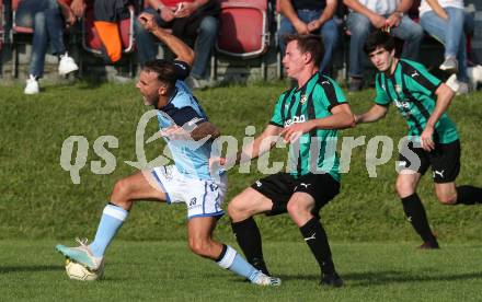 Fussball 1. KLasse D. Eitweg gegen Mittlern. Lukas Guenther Riedl  (Eitweg),  Bernhardt Peteln (Mittlern). Eitweg, am 6.9.2020.
Foto: Kuess
---
pressefotos, pressefotografie, kuess, qs, qspictures, sport, bild, bilder, bilddatenbank