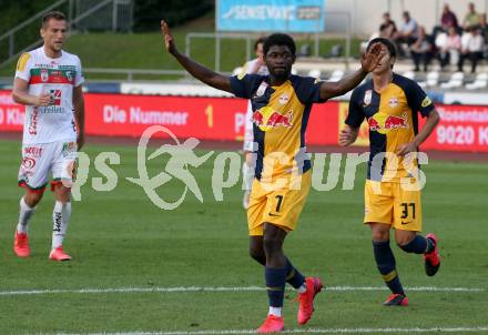 Fussball. Bundesliga. RZ Pellets WAC gegen FC Red Bull Salzburg. Torjubel Sekou Koita   (Salzburg). Wolfsberg, am 13.9.2020.
Foto: Kuess
www.qspictures.net

---
pressefotos, pressefotografie, kuess, qs, qspictures, sport, bild, bilder, bilddatenbank