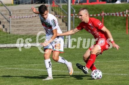 Fussball Regionalliga. WAC Amateure gegen Kalsdorf. Adis Jasic (WAC), Timotej Mate  (Kalsdorf). St. Andrae, am 12.9.2020.
Foto: Kuess
---
pressefotos, pressefotografie, kuess, qs, qspictures, sport, bild, bilder, bilddatenbank