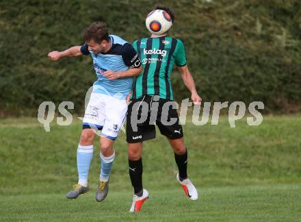 Fussball 1. KLasse D. Eitweg gegen Mittlern.   Egon Josef Britzmann
 (Eitweg),   Luca Kues (Mittlern). Eitweg, am 6.9.2020.
Foto: Kuess
---
pressefotos, pressefotografie, kuess, qs, qspictures, sport, bild, bilder, bilddatenbank