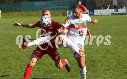 Fussball Regionalliga. WAC Amateure gegen Kalsdorf. Amar Hodzic (WAC),   Timotej Mate (Kalsdorf). St. Andrae, am 12.9.2020.
Foto: Kuess
---
pressefotos, pressefotografie, kuess, qs, qspictures, sport, bild, bilder, bilddatenbank