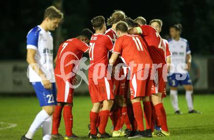 Fussball. Kaerntner Liga. KAC 1909 gegen Treibach. Torjubel   Helmut Koenig (KAC 1909). Klagenfurt, 18.9.2020.
Foto: Kuess
---
pressefotos, pressefotografie, kuess, qs, qspictures, sport, bild, bilder, bilddatenbank