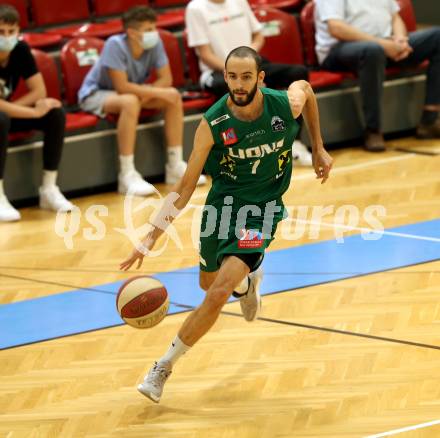 Basketball Austria Cup. KOS Celovec gegen Dornbirn Lions.  Ander Arruti Portilla  (Dornbirn). Klagenfurt, am 19.9.2020.
Foto: Kuess
www.qspictures.net

---
pressefotos, pressefotografie, kuess, qs, qspictures, sport, bild, bilder, bilddatenbank