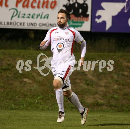 Fussball Kaerntner Liga. Lendorf gegen Gmuend.  Torjubel Udo Gasser (Gmuend). Lendorf, am 19.9.2020.
Foto: Kuess
---
pressefotos, pressefotografie, kuess, qs, qspictures, sport, bild, bilder, bilddatenbank