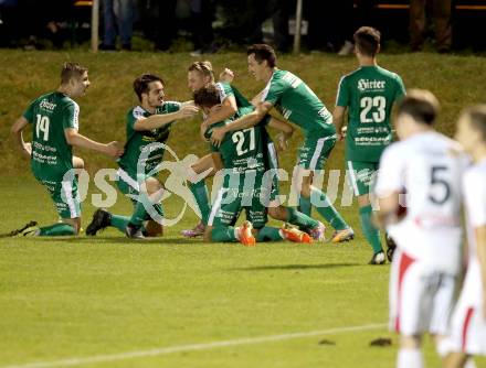 Fussball Kaerntner Liga. Lendorf gegen Gmuend. Torjubel (Lendorf). Lendorf, am 19.9.2020.
Foto: Kuess
---
pressefotos, pressefotografie, kuess, qs, qspictures, sport, bild, bilder, bilddatenbank