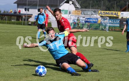 Fussball. Unterliga Ost. Gallizien gegen Grafenstein. Raphael Markoutz  (Gallizien), Fabian Strasser  (Grafenstein). Gallizien, 20.9.2020.
Foto: Kuess
---
pressefotos, pressefotografie, kuess, qs, qspictures, sport, bild, bilder, bilddatenbank