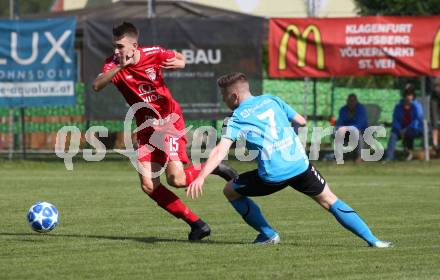 Fussball. Unterliga Ost. Gallizien gegen Grafenstein. Florian Verdel (Gallizien),  Maximilian Pichler (Grafenstein). Gallizien, 20.9.2020.
Foto: Kuess
---
pressefotos, pressefotografie, kuess, qs, qspictures, sport, bild, bilder, bilddatenbank