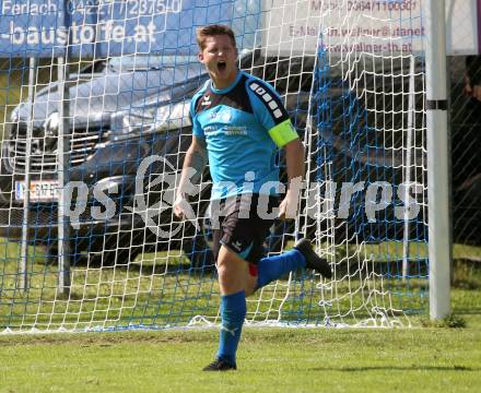 Fussball. Unterliga Ost. Gallizien gegen Grafenstein. Torjubel  Raphael Markoutz  (Gallizien). Gallizien, 20.9.2020.
Foto: Kuess
---
pressefotos, pressefotografie, kuess, qs, qspictures, sport, bild, bilder, bilddatenbank