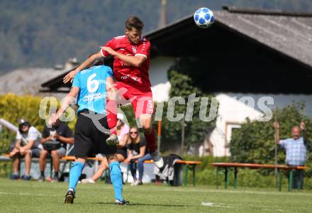 Fussball. Unterliga Ost. Gallizien gegen Grafenstein.  Matjaz Lunder (Gallizien),  Marcel GÃ¼nther Kuster (Grafenstein). Gallizien, 20.9.2020.
Foto: Kuess
---
pressefotos, pressefotografie, kuess, qs, qspictures, sport, bild, bilder, bilddatenbank