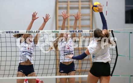 Volleyball Frauen. ATSC Kelag Wildcats. Testspiel.  Linda Striek, Anja Trailovic. Klagenfurt, am 22.9.2020.
Foto: Kuess
---
pressefotos, pressefotografie, kuess, qs, qspictures, sport, bild, bilder, bilddatenbank