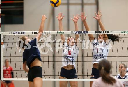 Volleyball Frauen. ATSC Kelag Wildcats. Testspiel.  Magdalena Rabitsch, Nikolina Bajic. Klagenfurt, am 22.9.2020.
Foto: Kuess
---
pressefotos, pressefotografie, kuess, qs, qspictures, sport, bild, bilder, bilddatenbank