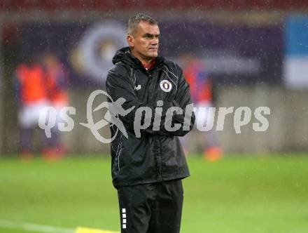 Fussball 2. Liga. SK Austria Klagenfurt gegen Young Violets Austria Wien.  Trainer Robert Micheu (Klagenfurt). Klagenfurt, am 25.9.2020.
Foto: Kuess
www.qspictures.net
---
pressefotos, pressefotografie, kuess, qs, qspictures, sport, bild, bilder, bilddatenbank