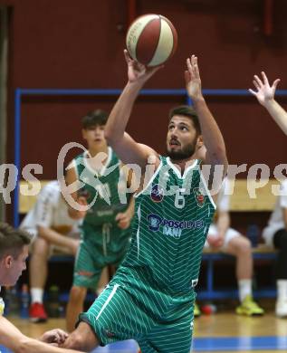 Basketball Zweite Liga 2020/2021. Grunddurchgang 1. Runde. Woerthersee Piraten gegen KOS Celovec.  Daniel Gspandl (KOS Celovec). Klagenfurt, am 26.9.2020.
Foto: Kuess
www.qspictures.net

---
pressefotos, pressefotografie, kuess, qs, qspictures, sport, bild, bilder, bilddatenbank