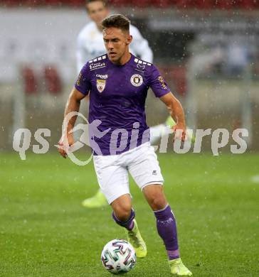 Fussball 2. Liga. SK Austria Klagenfurt gegen Young Violets Austria Wien.  Oliver Markoutz (Klagenfurt). Klagenfurt, am 25.9.2020.
Foto: Kuess
www.qspictures.net
---
pressefotos, pressefotografie, kuess, qs, qspictures, sport, bild, bilder, bilddatenbank