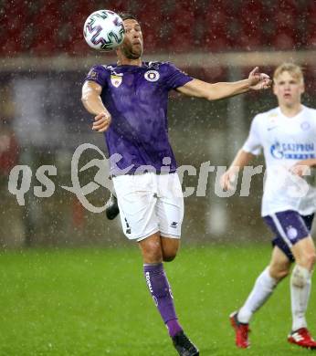 Fussball 2. Liga. SK Austria Klagenfurt gegen Young Violets Austria Wien.  Julian von Haacke (Klagenfurt). Klagenfurt, am 25.9.2020.
Foto: Kuess
www.qspictures.net
---
pressefotos, pressefotografie, kuess, qs, qspictures, sport, bild, bilder, bilddatenbank