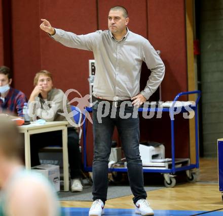 Basketball Zweite Liga 2020/2021. Grunddurchgang 1. Runde. Woerthersee Piraten gegen KOS Celovec. Andrej Bozic (KOS Celovec). Klagenfurt, am 26.9.2020.
Foto: Kuess
www.qspictures.net

---
pressefotos, pressefotografie, kuess, qs, qspictures, sport, bild, bilder, bilddatenbank