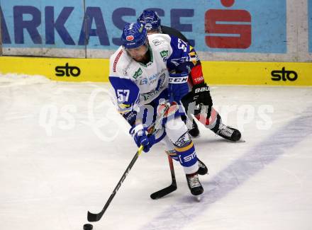 EBEL. Eishockey Bundesliga. VSV gegen HC TWK Innsbruck. Matt Mangene  (VSV). Villach, am 27.9.2020.
Foto: Kuess
www.qspictures.net
---
pressefotos, pressefotografie, kuess, qs, qspictures, sport, bild, bilder, bilddatenbank