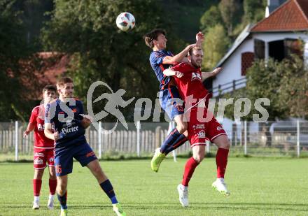 Fussball. Kaerntner Liga. Kraig gegen ATSV Wolfsberg. Luca Alexander Pollanz, Alexander Gerhard Krappinger (Kraig),  Marco Michael Penz (Wolfsberg). Kraig, 26.9.2020.
Foto: Kuess
---
pressefotos, pressefotografie, kuess, qs, qspictures, sport, bild, bilder, bilddatenbank