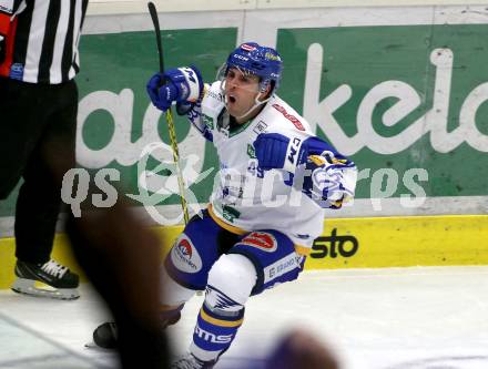 EBEL. Eishockey Bundesliga. VSV gegen HC TWK Innsbruck. Torjubel Maximilian Kammerer  (VSV). Villach, am 27.9.2020.
Foto: Kuess
www.qspictures.net
---
pressefotos, pressefotografie, kuess, qs, qspictures, sport, bild, bilder, bilddatenbank