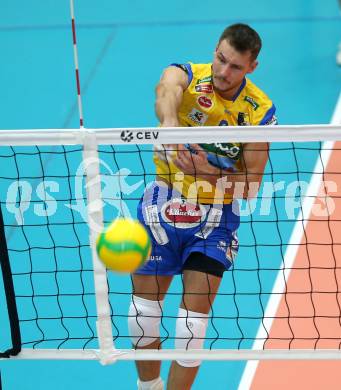Volleyball. CEV Champions League Volley 2021 - Men First Round. SK Zadruga Aich/Dob gegen Dinamo Moscow.  Konrad Dariusz Formela (Aich/Dob). Bleiburg, am 29.9.2020.
Foto: Kuess
www.qspictures.net
---
pressefotos, pressefotografie, kuess, qs, qspictures, sport, bild, bilder, bilddatenbank