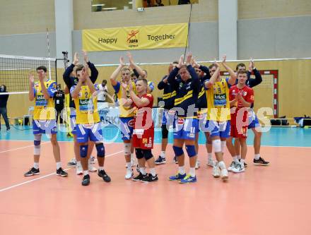 Volleyball. CEV Champions League Volley 2021 - Men First Round. SK Zadruga Aich/Dob gegen Dinamo Moscow.   (Aich/Dob). Bleiburg, am 29.9.2020.
Foto: Kuess
www.qspictures.net
---
pressefotos, pressefotografie, kuess, qs, qspictures, sport, bild, bilder, bilddatenbank