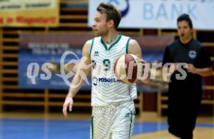 Basketball Zweite Liga 2020/2021. Grunddurchgang 2. Runde. KOS Celovec gegen RAIDERS Tirol. Tim Huber (KOS Celovec). Klagenfurt, am 3.10.2020.
Foto: Kuess
www.qspictures.net

---
pressefotos, pressefotografie, kuess, qs, qspictures, sport, bild, bilder, bilddatenbank