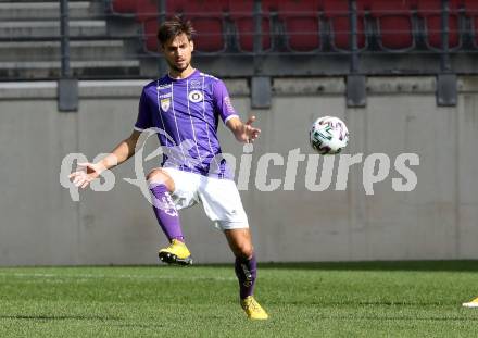 Fussball 2. Liga. SK Austria Klagenfurt gegen FAC Wien.  Thorsten Mahrer (Klagenfurt). Klagenfurt, am 4.10.2020.
Foto: Kuess
www.qspictures.net
---
pressefotos, pressefotografie, kuess, qs, qspictures, sport, bild, bilder, bilddatenbank