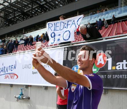 Fussball 2. Liga. SK Austria Klagenfurt gegen FAC Wien. Oliver Markoutz (Klagenfurt). Klagenfurt, am 4.10.2020.
Foto: Kuess
www.qspictures.net
---
pressefotos, pressefotografie, kuess, qs, qspictures, sport, bild, bilder, bilddatenbank